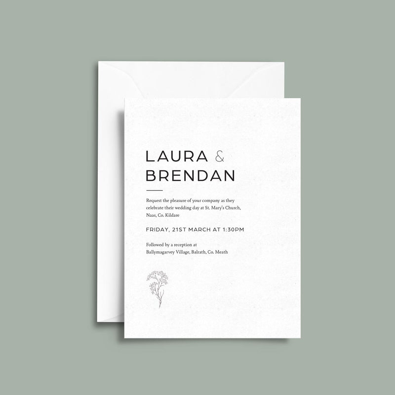 Minimal Invitation